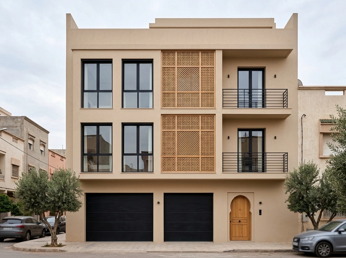 Minimalist Facade Facade design — facade photo by GenRoom AI
