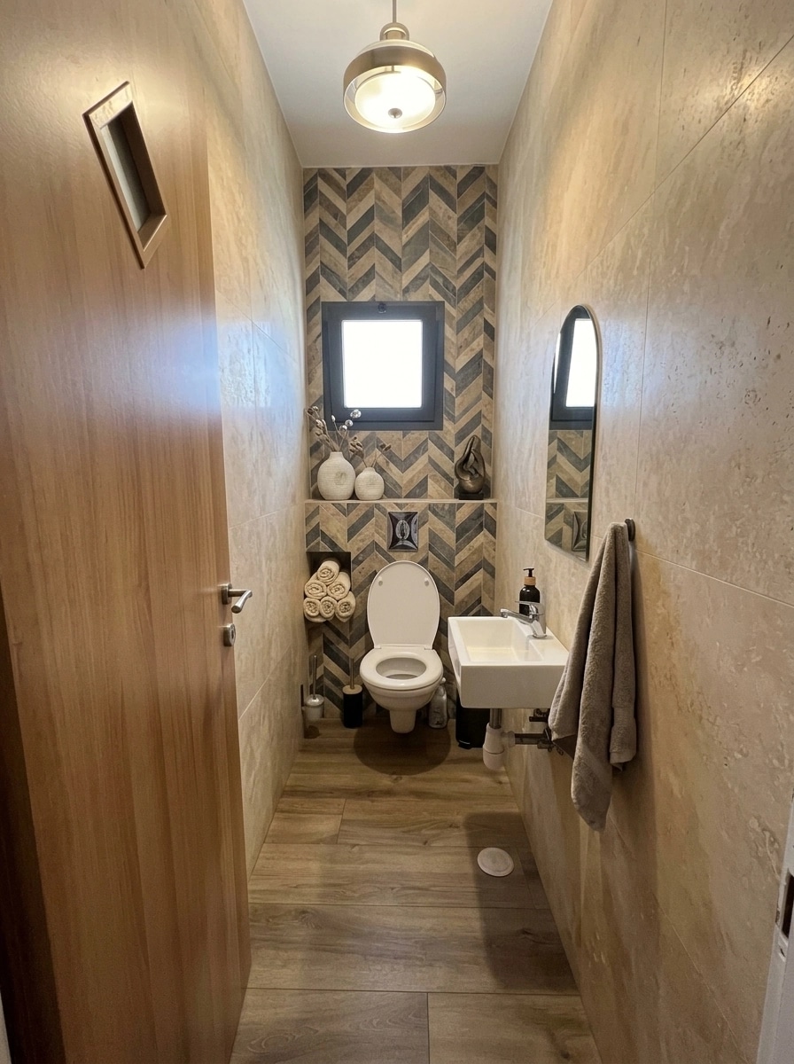 Interior design in Contemporary style — Bathroom by GenRoom AI