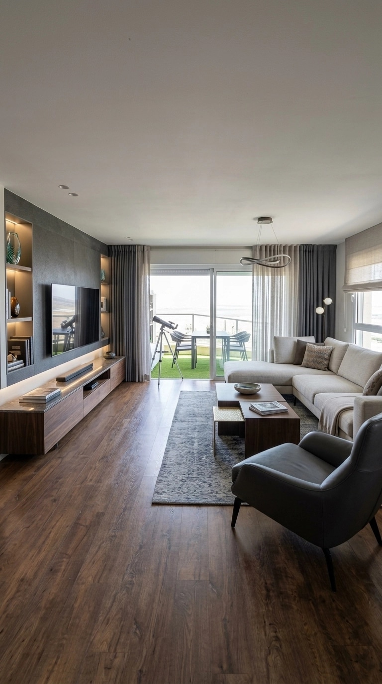Interior design in Contemporary style — Living Room by GenRoom AI