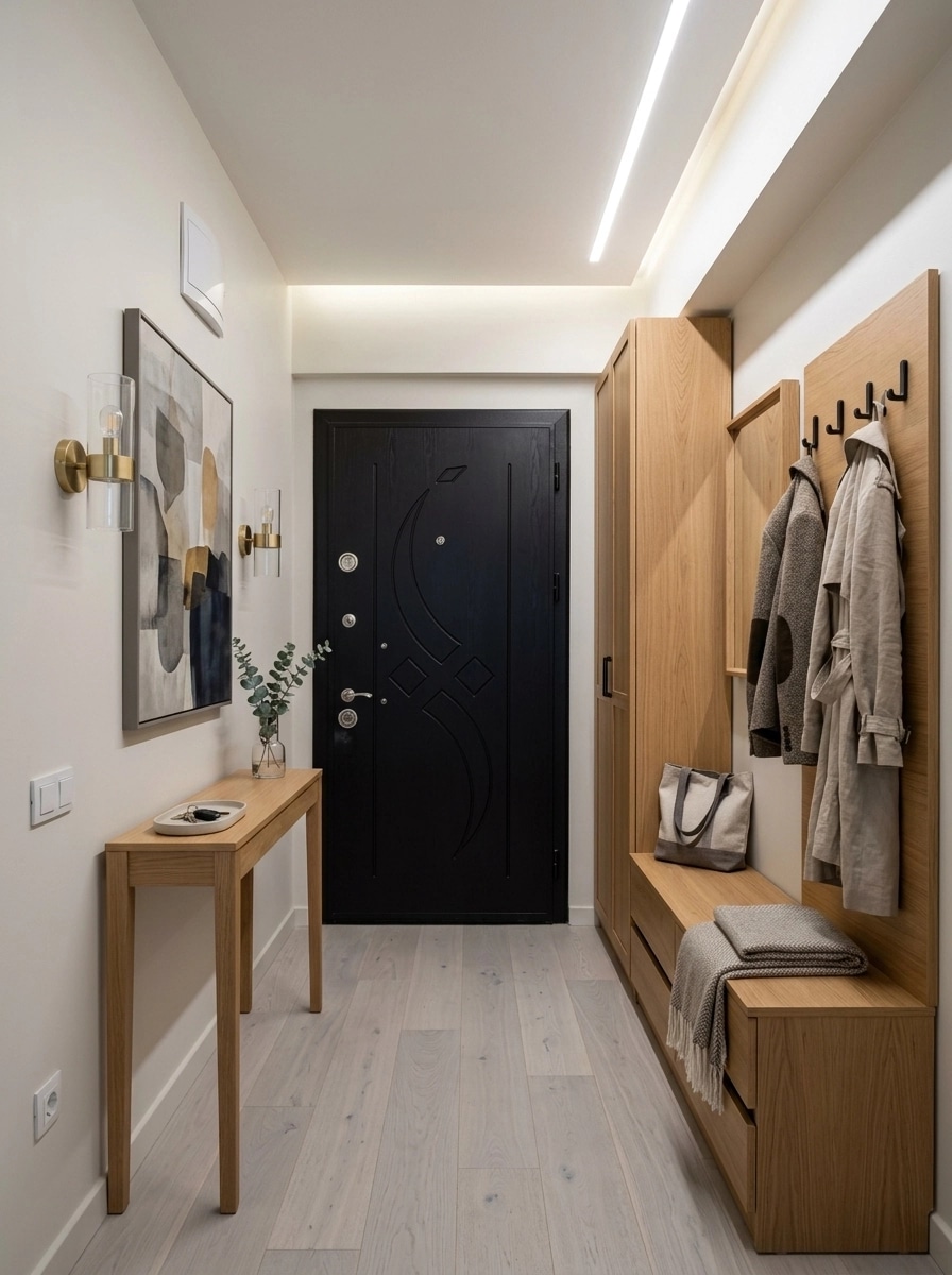 Interior design in Scandinavian style — Hallway by GenRoom AI