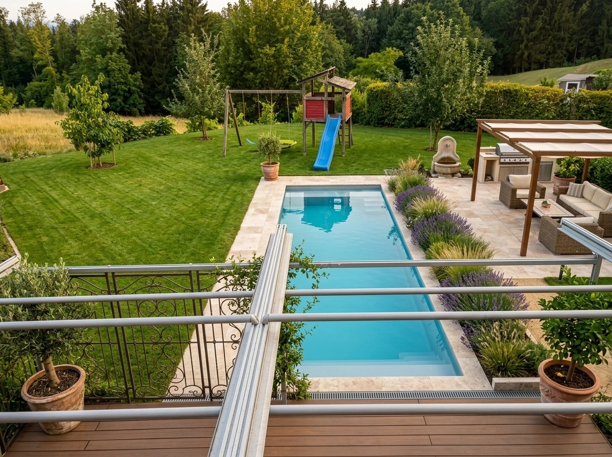 Landscape design in Mediterranean Yard style — Yard by GenRoom AI