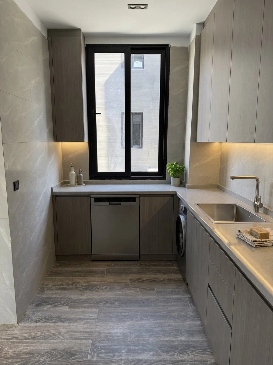 Interior design in Contemporary style — Kitchen by GenRoom AI