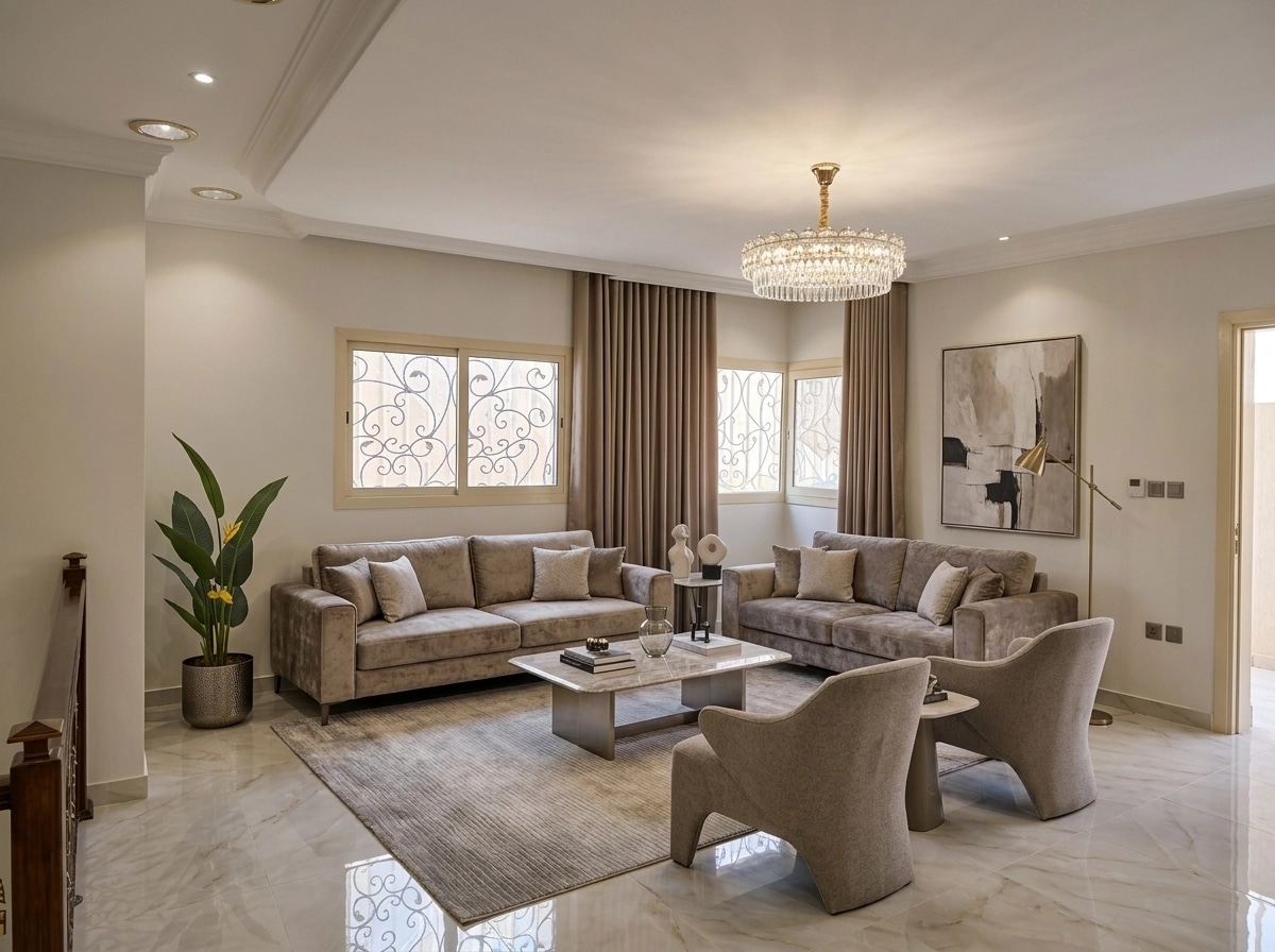 Interior design in Contemporary style — Living Room by GenRoom AI