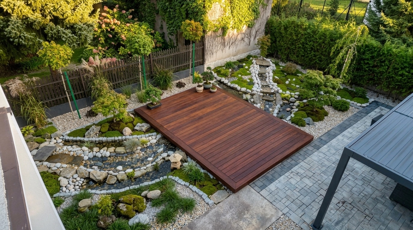 Yard design in no_style style — photo by GenRoom AI