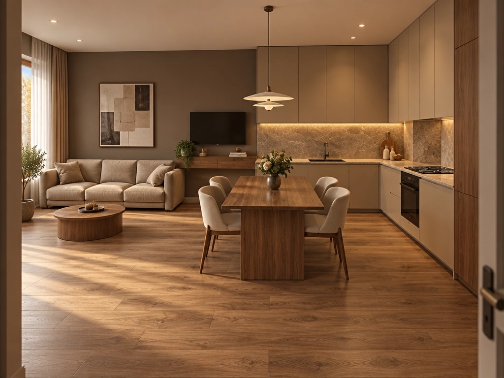 Interior design in Contemporary style — Living Room by GenRoom AI