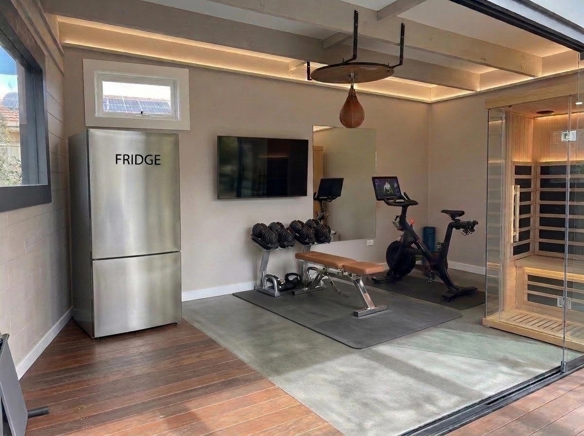 Interior design in Contemporary style — gym by GenRoom AI