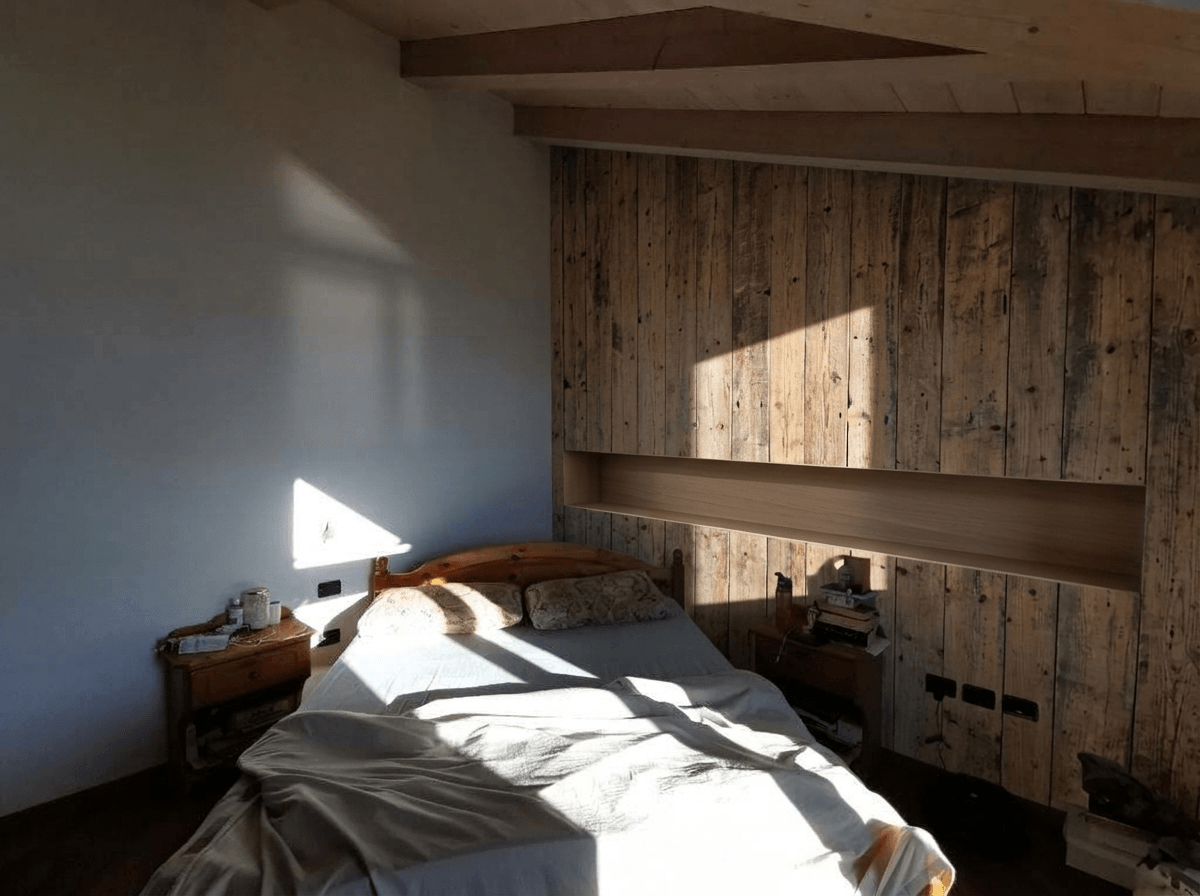 Interior design in Rustic style — Bedroom by GenRoom AI