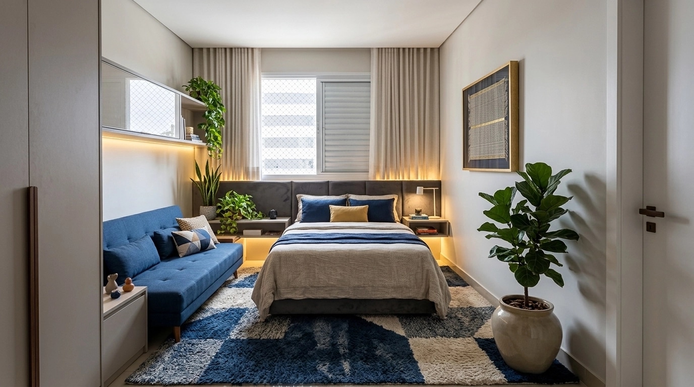 Interior design in Contemporary style — Bedroom by GenRoom AI