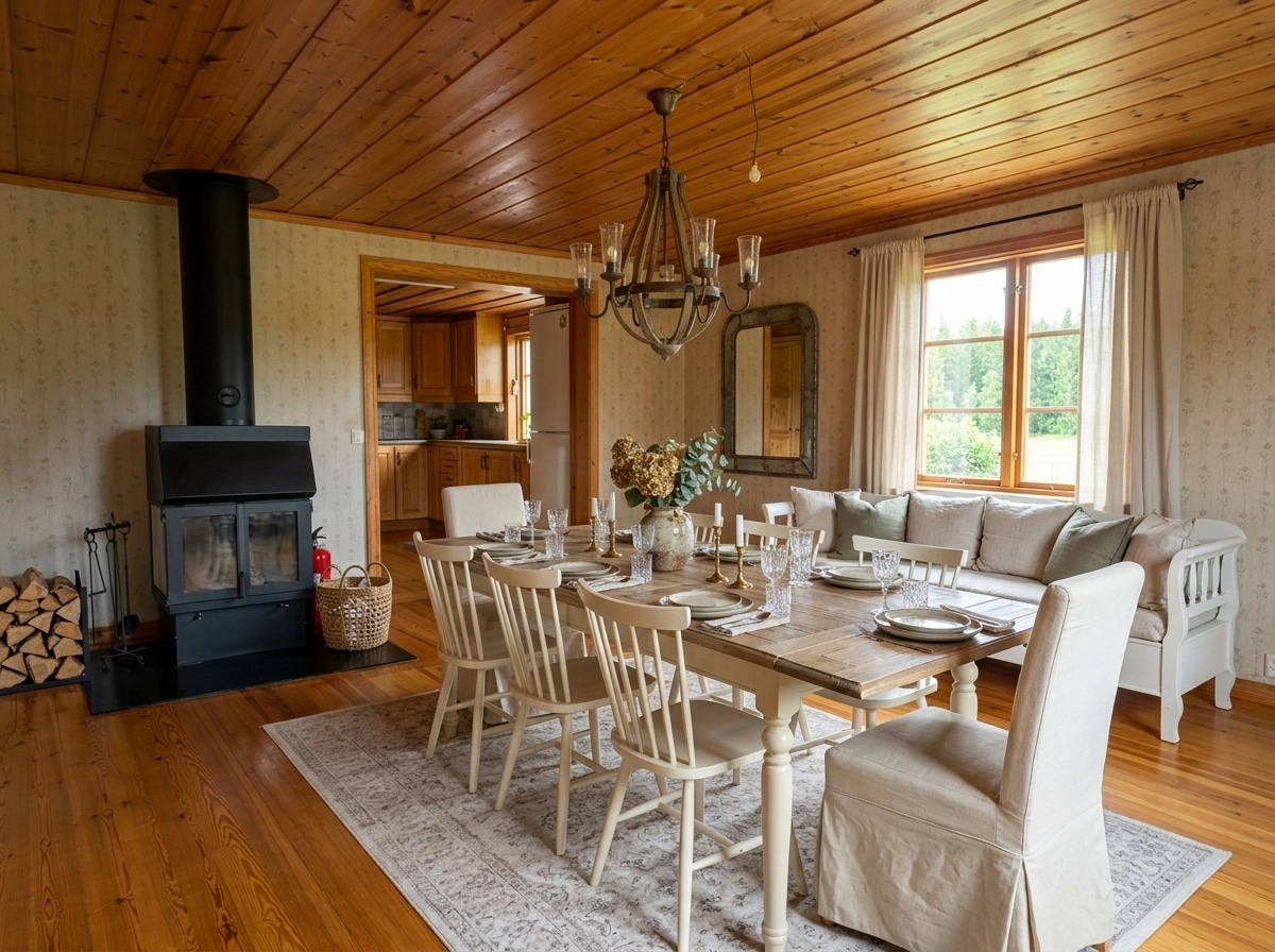 Interior design in Modern Farmhouse style — dining_room by GenRoom AI