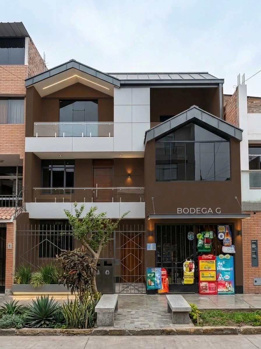 Contemporary Facade Facade design — facade photo by GenRoom AI