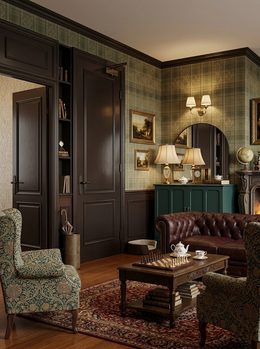 Interior design in British style — Living Room by GenRoom AI