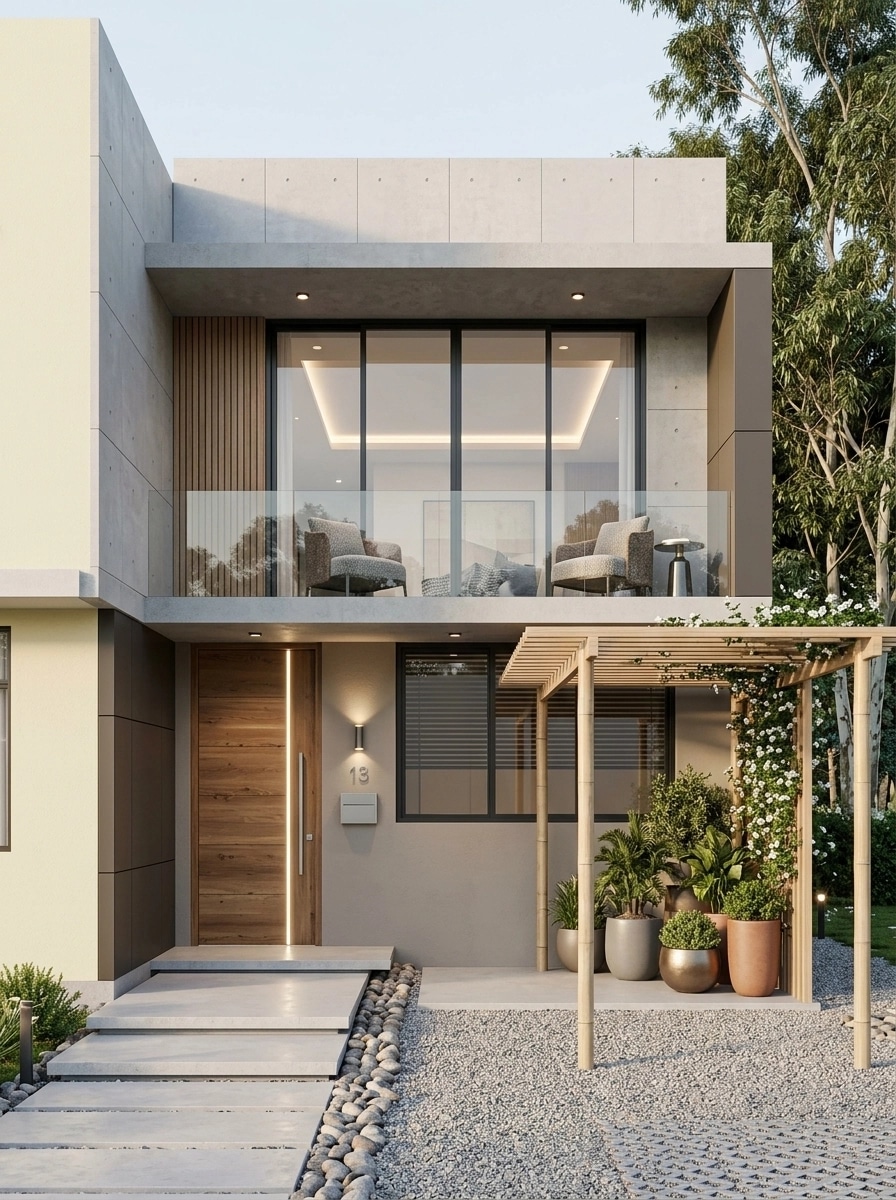 Contemporary Facade Facade design — facade photo by GenRoom AI