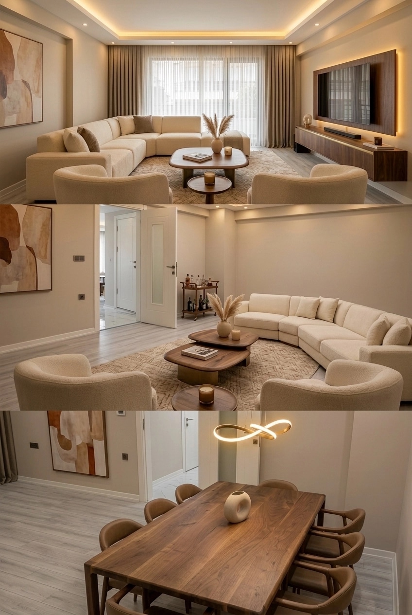 Interior design in Contemporary style — Living Room by GenRoom AI