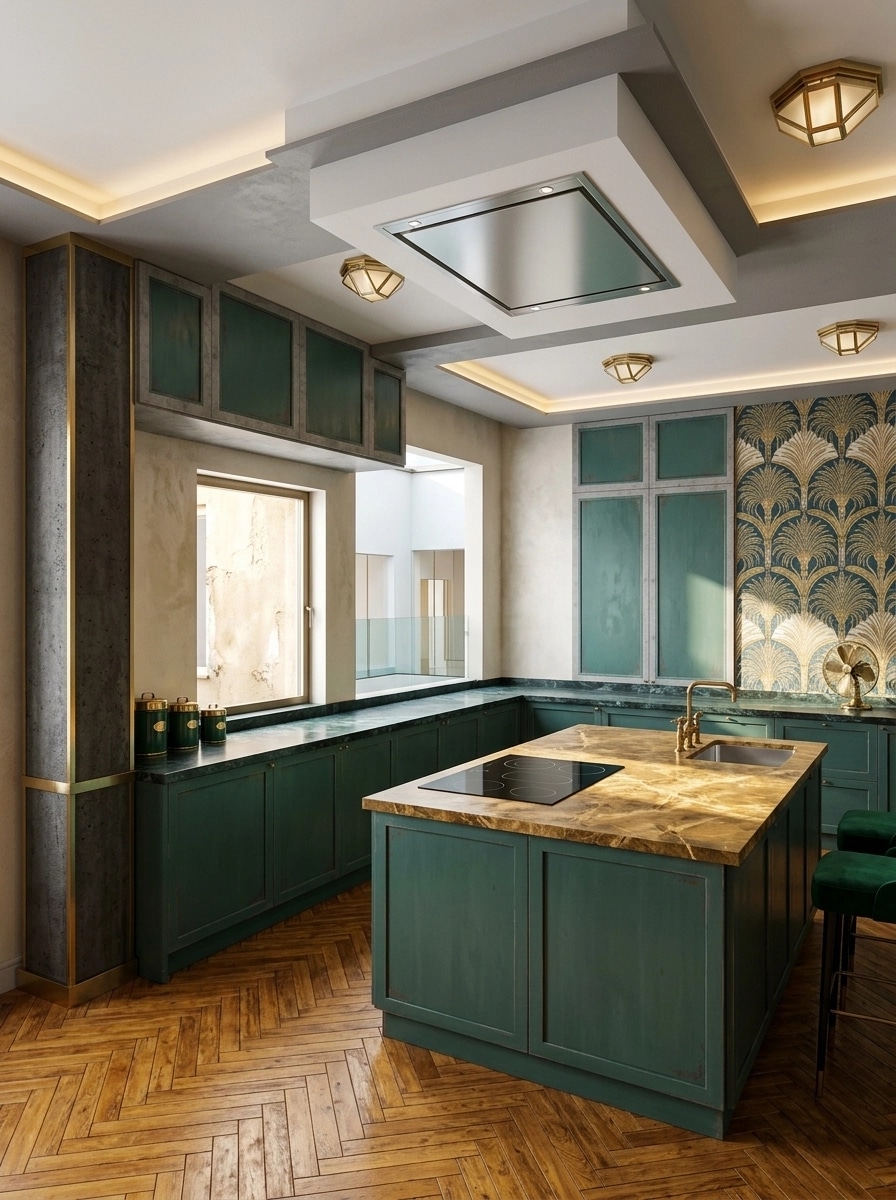 İç mekân tasarımı Art Deco stili — other GenRoom AI
