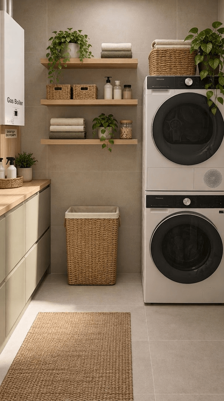 Interior design in Minimalism style — laundry by GenRoom AI