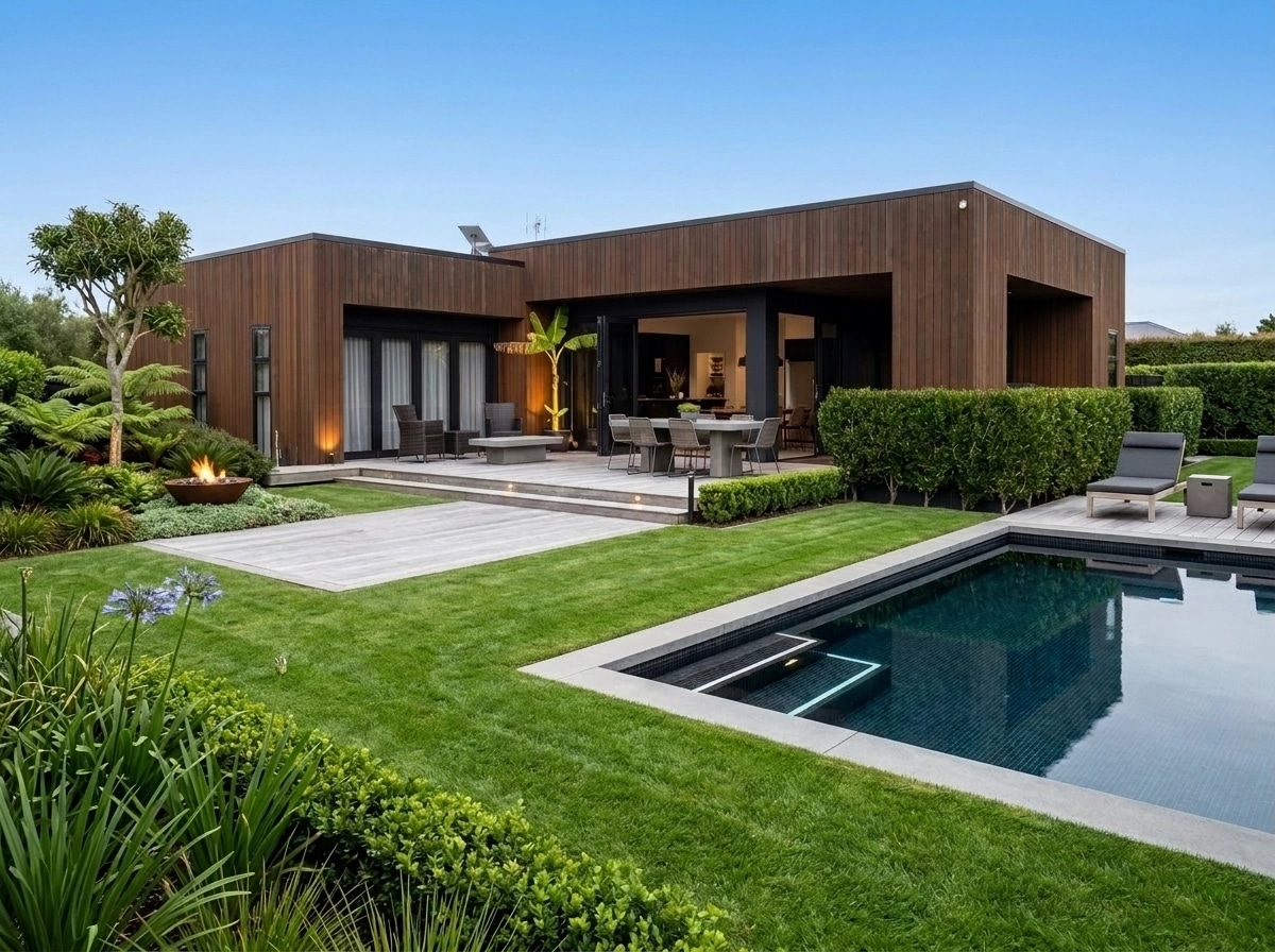 Landscape design in Contemporary Yard style — Yard by GenRoom AI