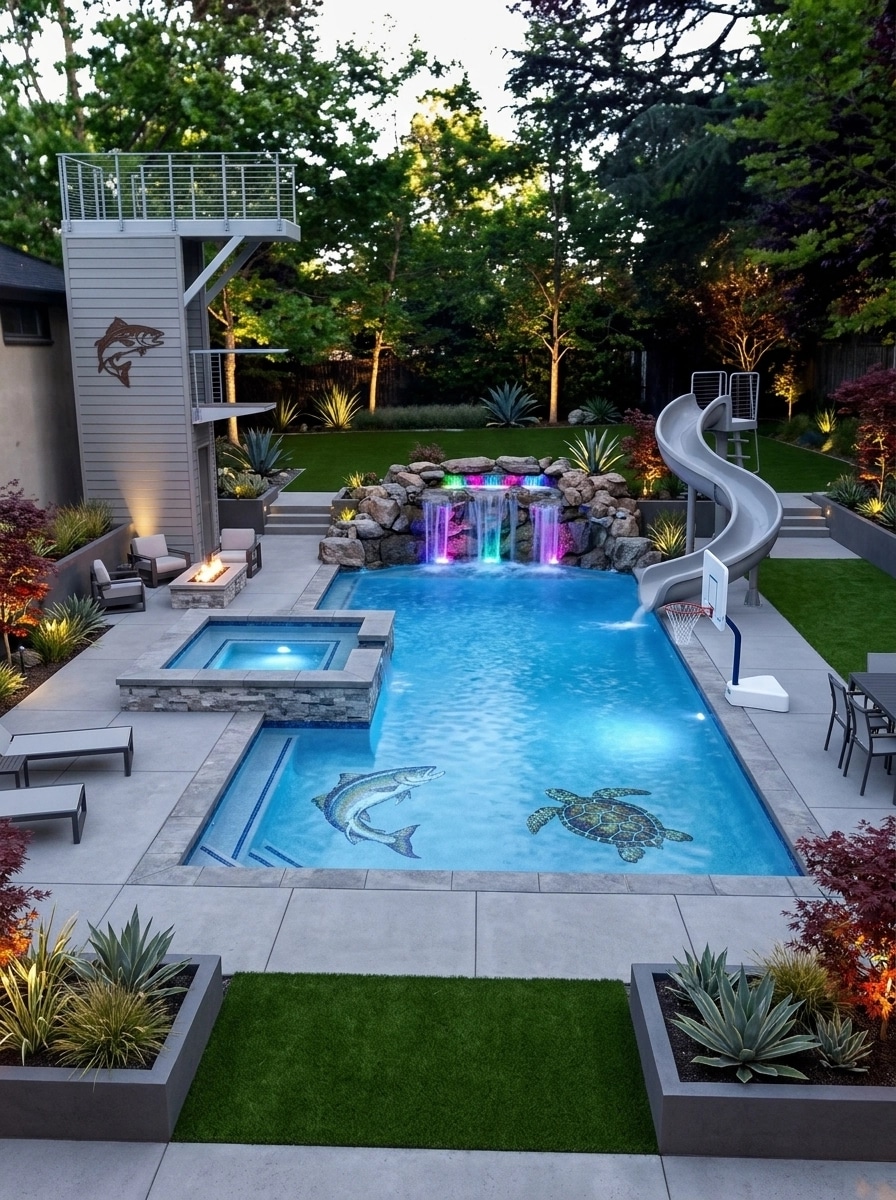 Contemporary Yard Yard design — yard photo by GenRoom AI