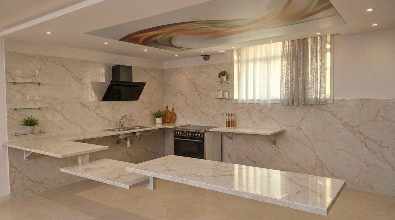 Kitchen interior in no_style style — photo by GenRoom AI