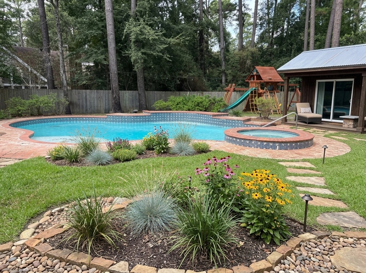 Yard design in no_style style — photo by GenRoom AI