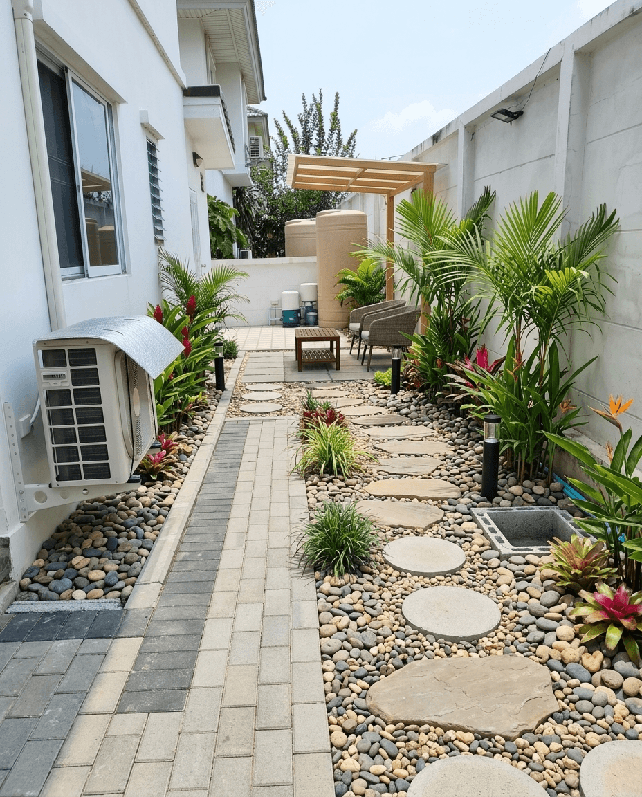 Yard design in Contemporary Yard style — photo by GenRoom AI