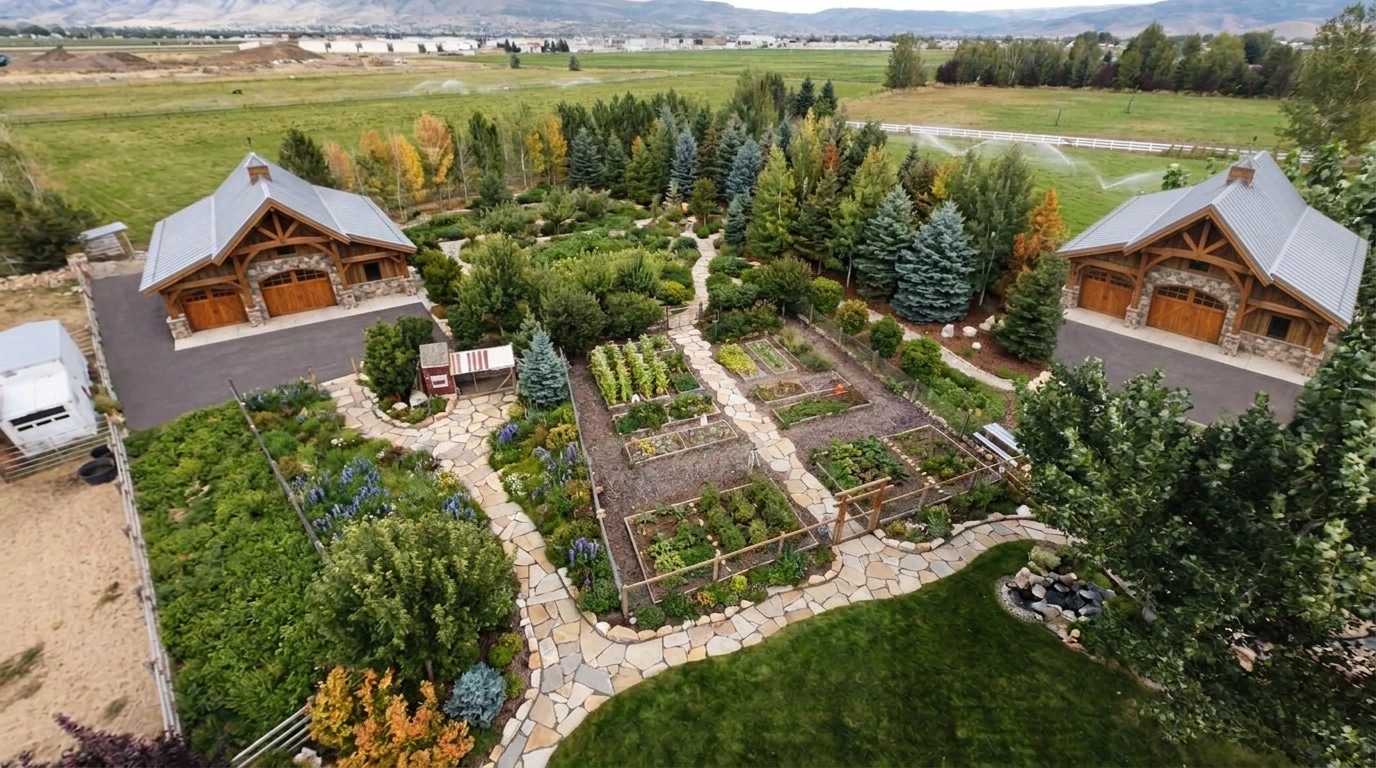 Yard design in no_style style — photo by GenRoom AI