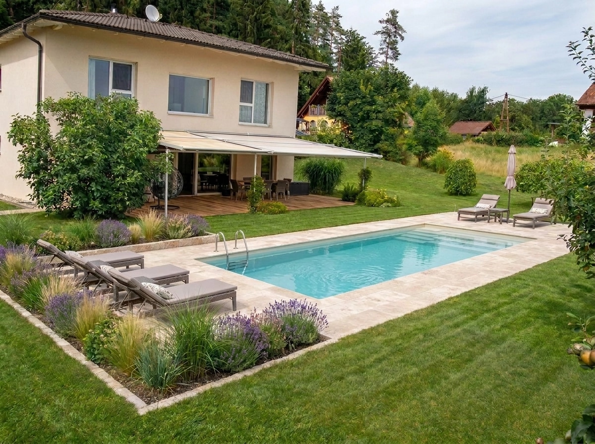 Yard design in no_style style — photo by GenRoom AI