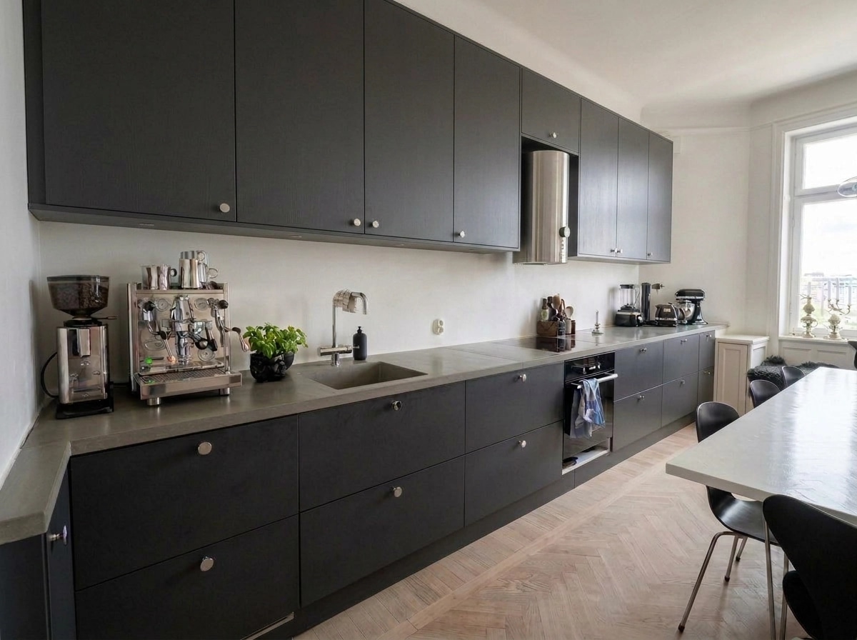 Minimalism Kitchen design — interior photo by GenRoom AI