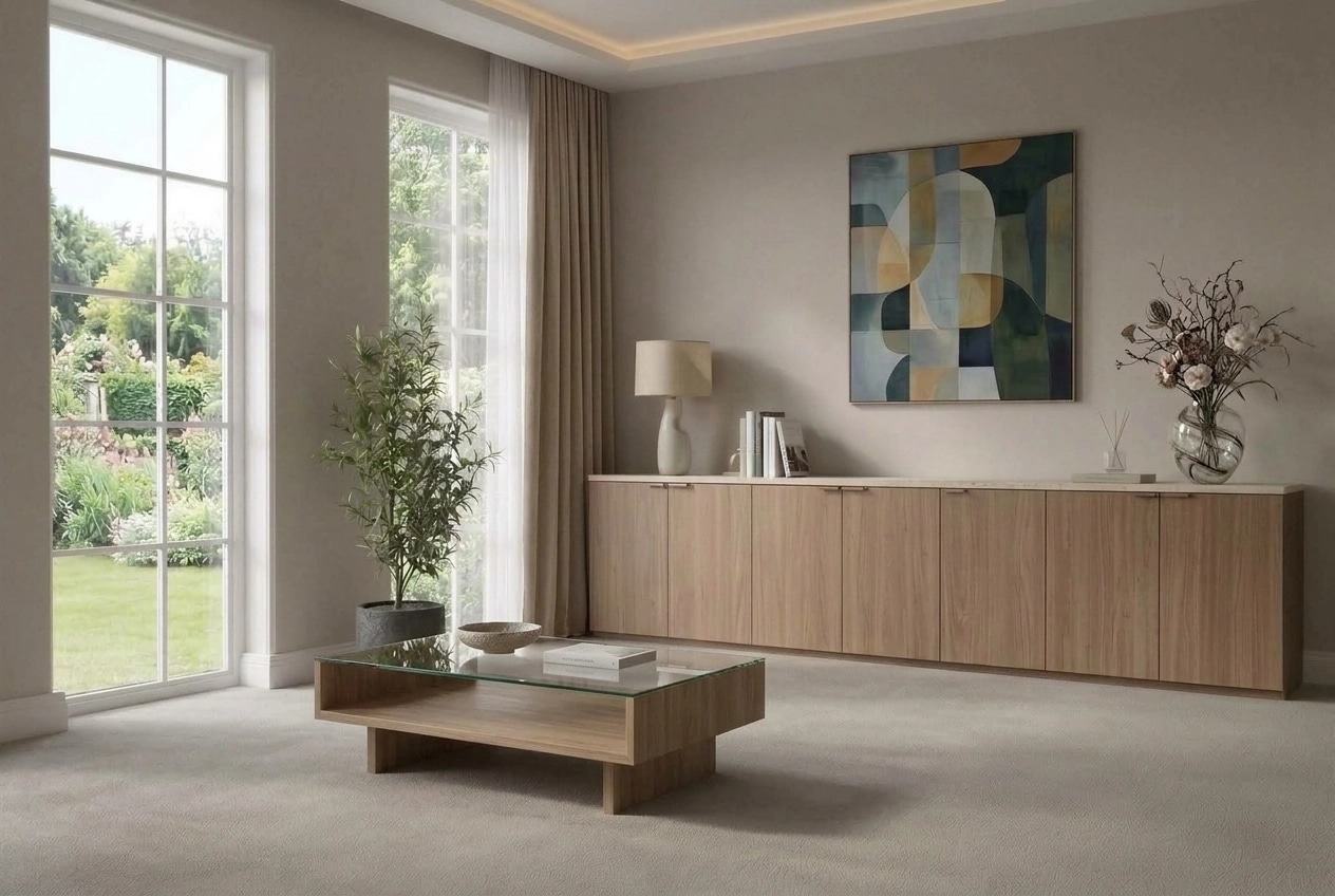 Interior design in Contemporary style — Living Room by GenRoom AI