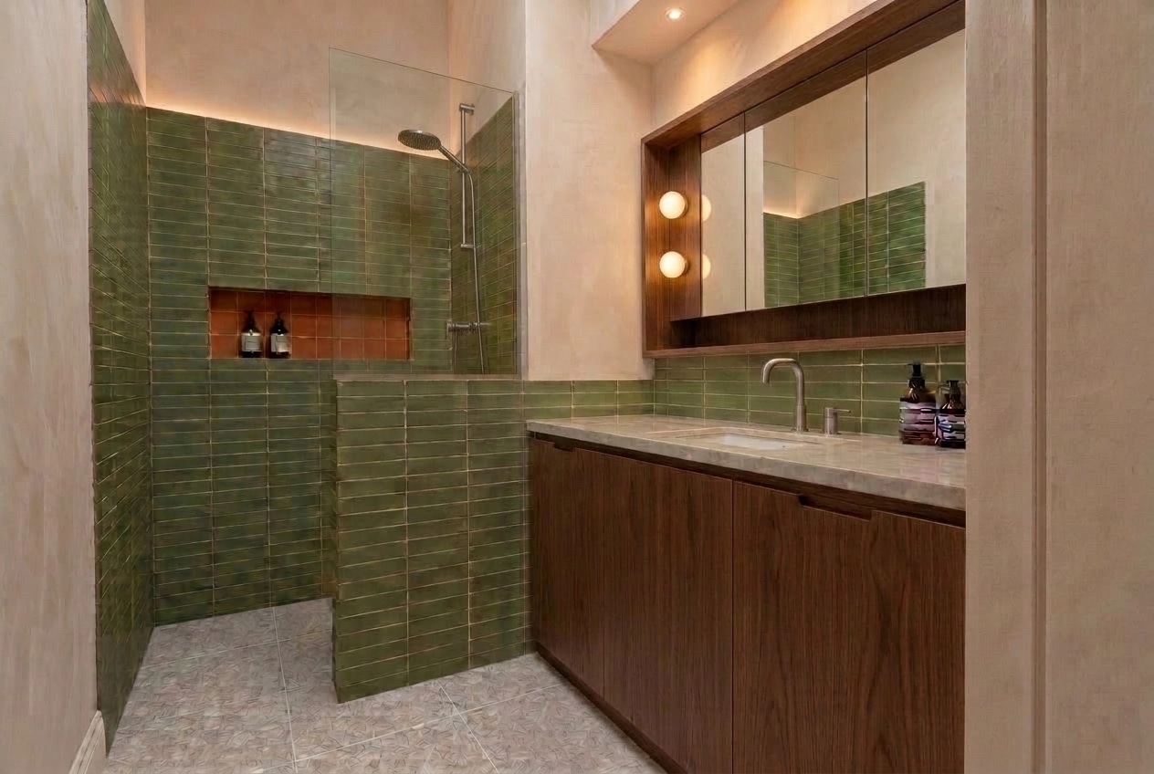 Bathroom interior in no_style style — photo by GenRoom AI