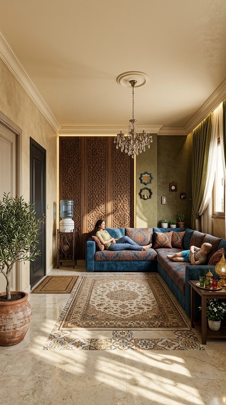 Interior design in Mediterranean style — Living Room by GenRoom AI
