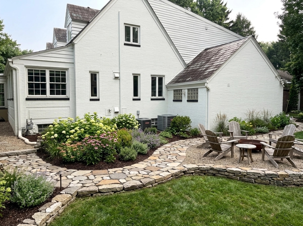 Country Rustic Garden Yard design — yard photo by GenRoom AI