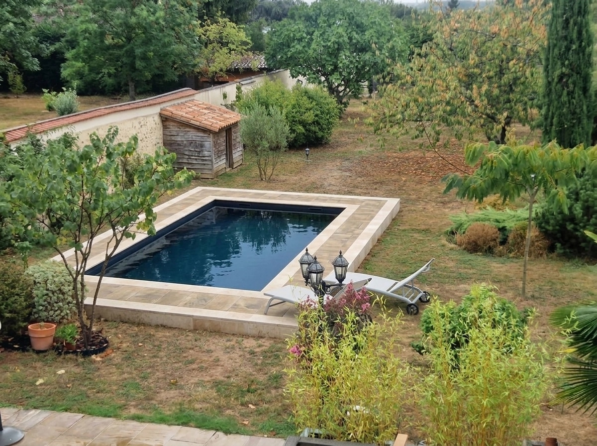 Yard design in no_style style — photo by GenRoom AI