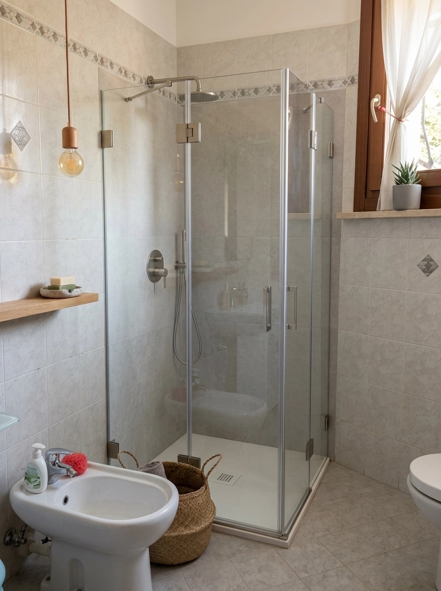Interior design in Scandinavian style — Bathroom by GenRoom AI