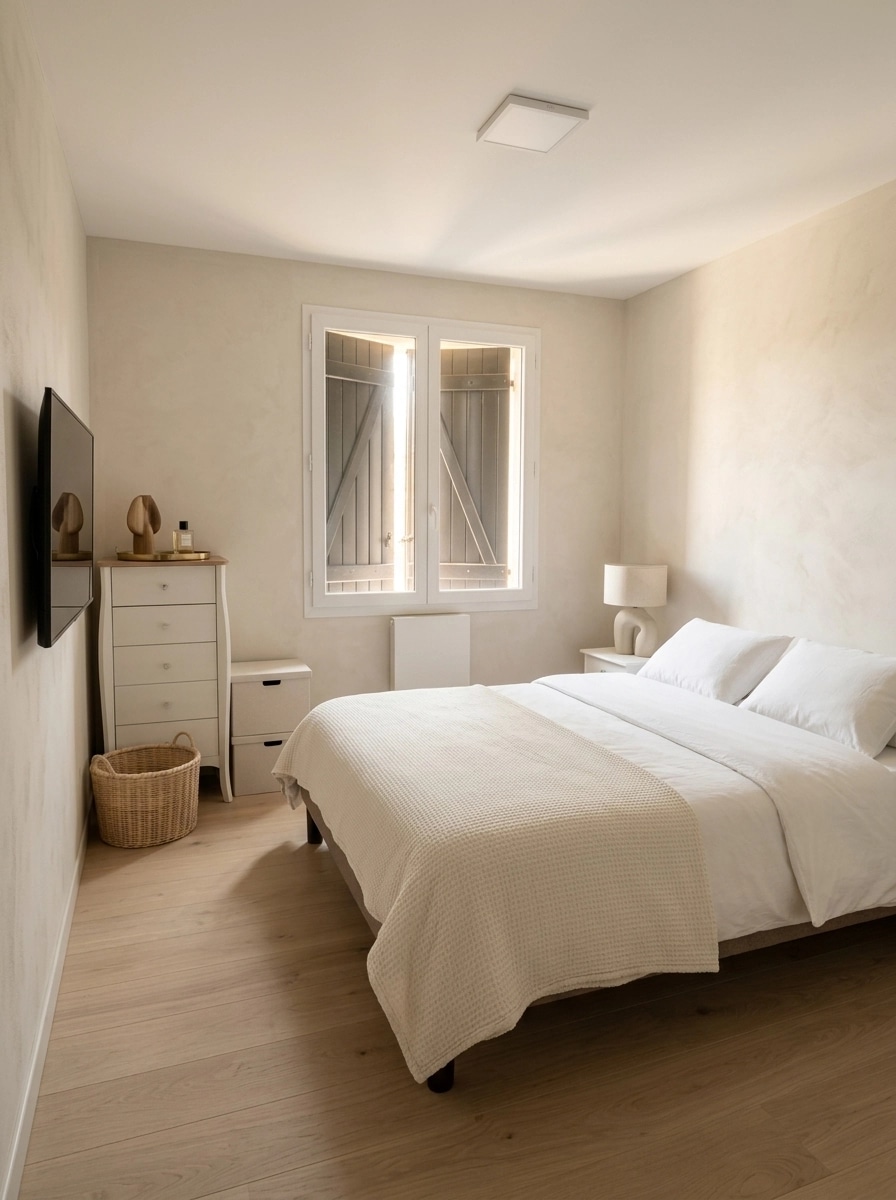 Minimalism Bedroom design — interior photo by GenRoom AI