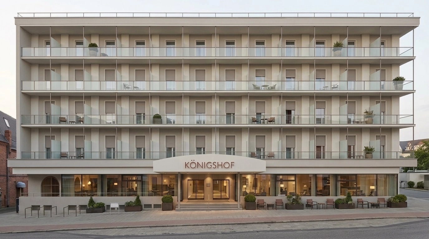 Facade design in German Modernist Facade style — Facade by GenRoom AI