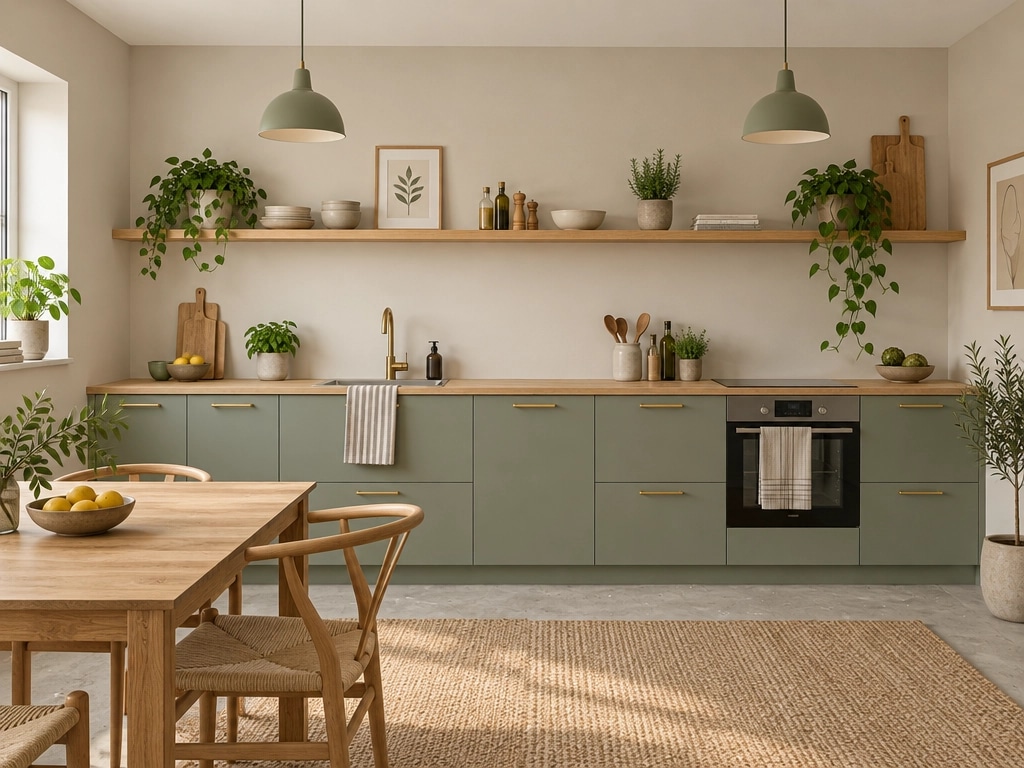 Interior design in Scandinavian style — Kitchen by GenRoom AI