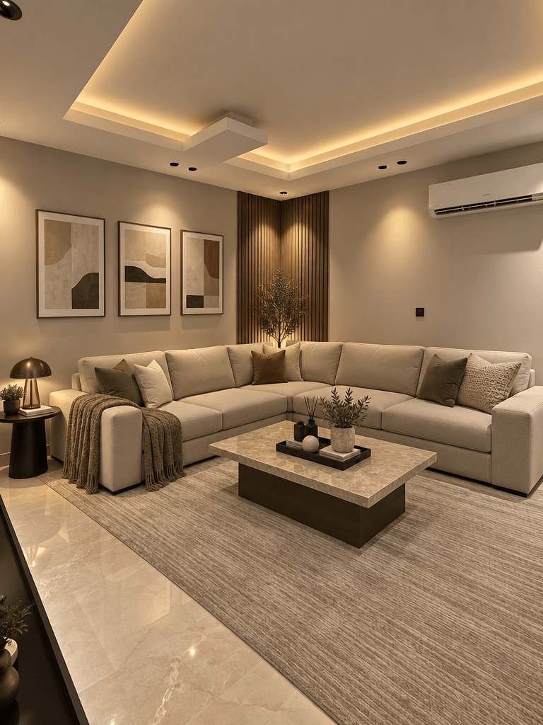 Minimalism Sala de Estar design — interior photo by GenRoom AI