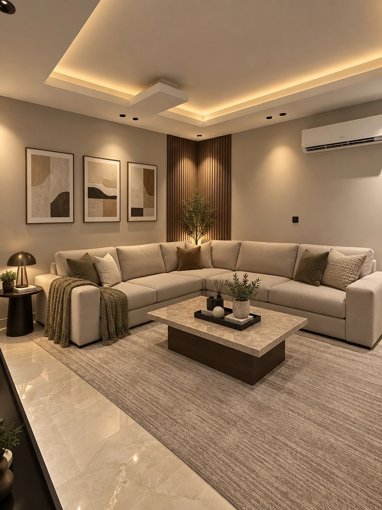 Interior design in Minimalism style — Living Room by GenRoom AI