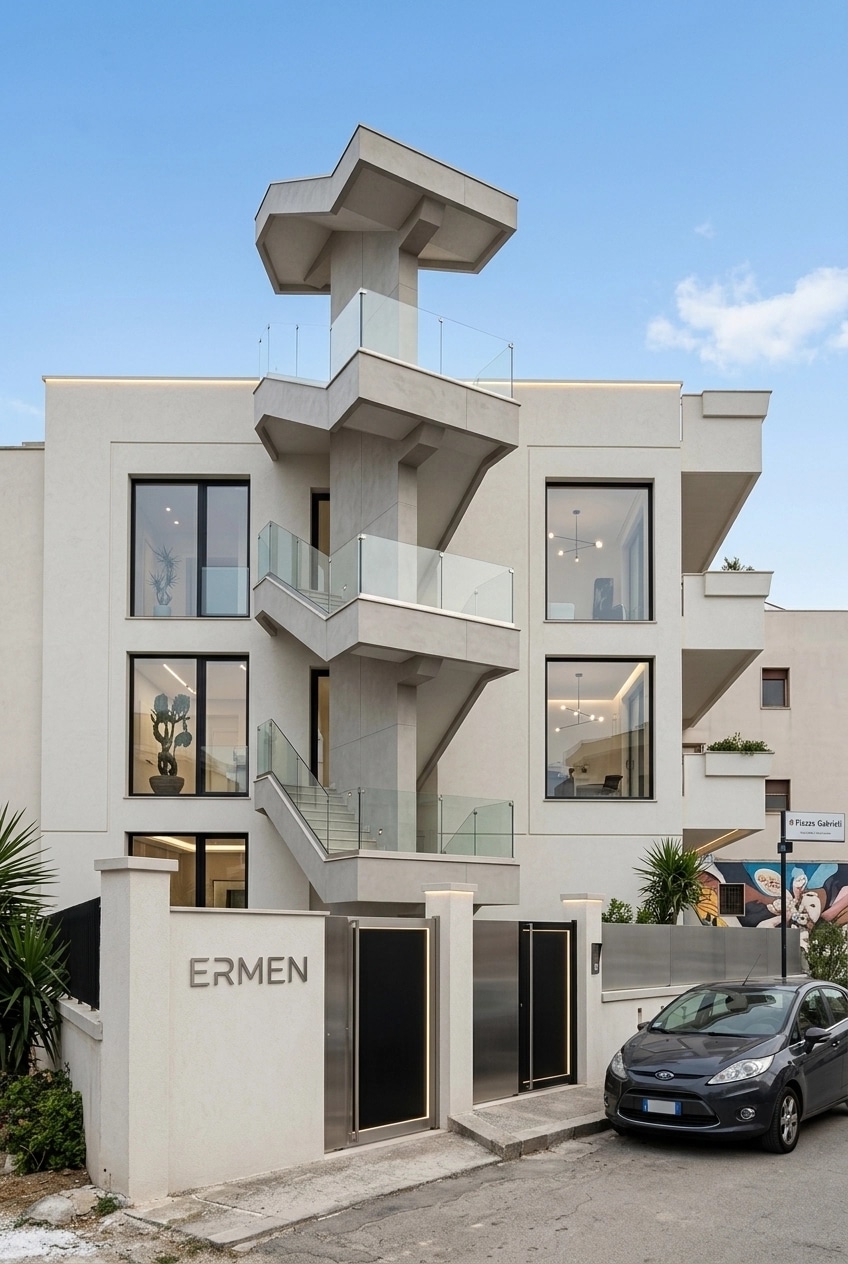 Facade design in Minimalist Facade style — Facade by GenRoom AI
