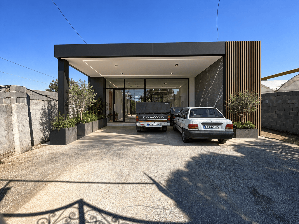 Minimalist Facade Facade design — facade photo by GenRoom AI