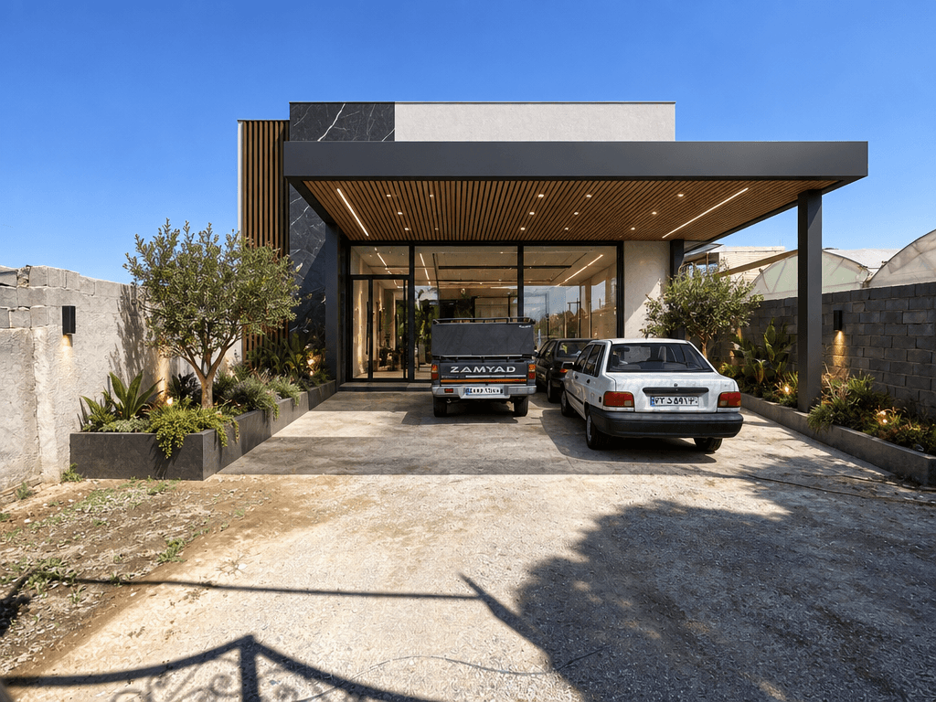 Contemporary Facade Facade design — facade photo by GenRoom AI