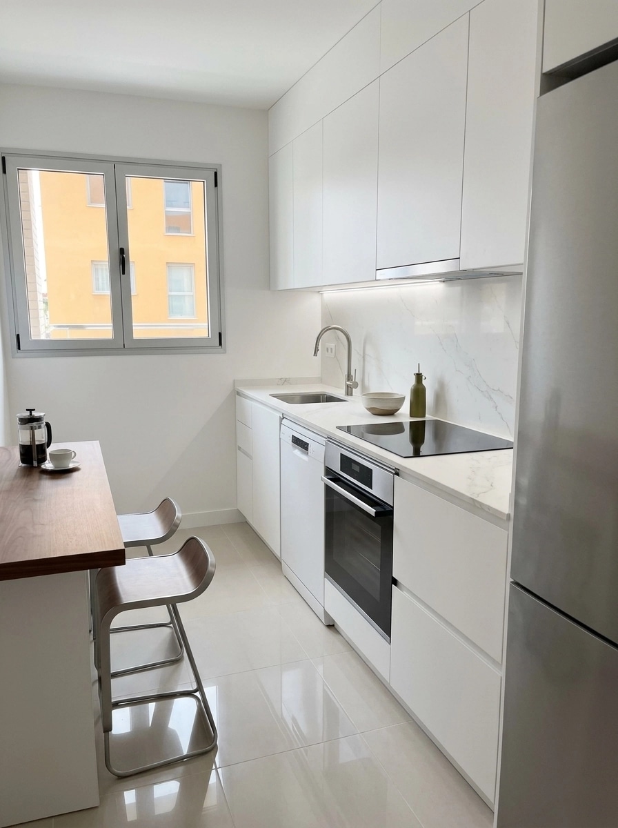 Minimalism Kitchen design — interior photo by GenRoom AI