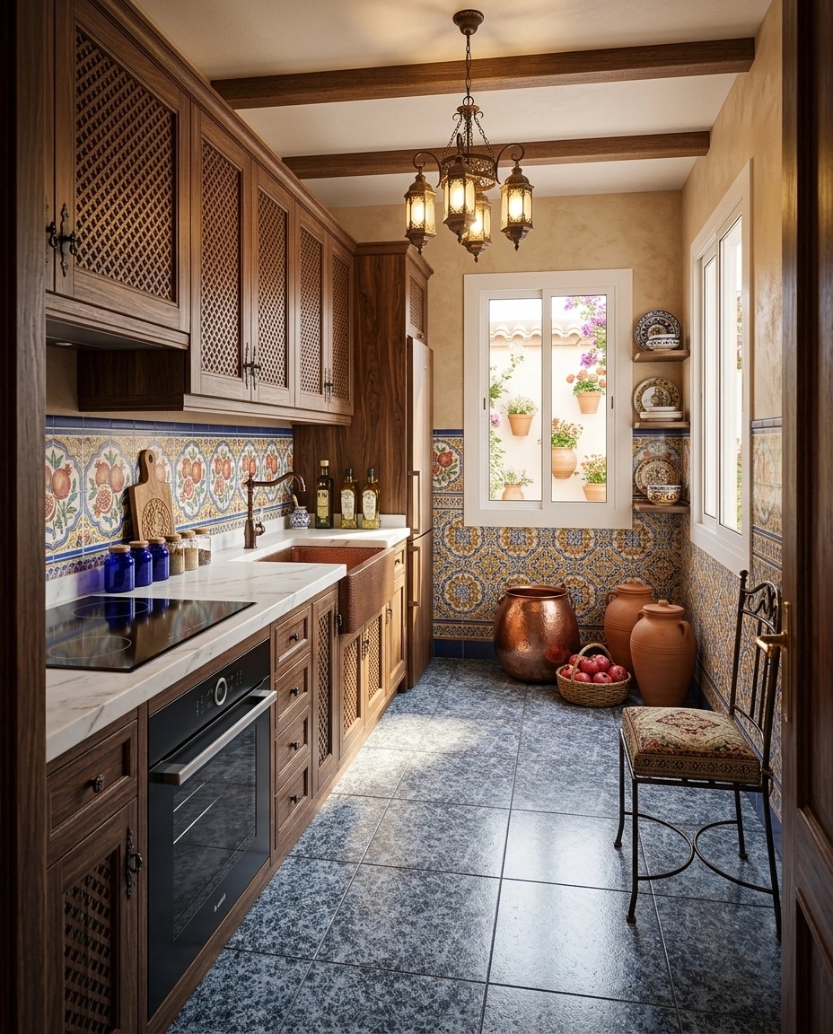 Andalusian Kitchen design — interior photo by GenRoom AI