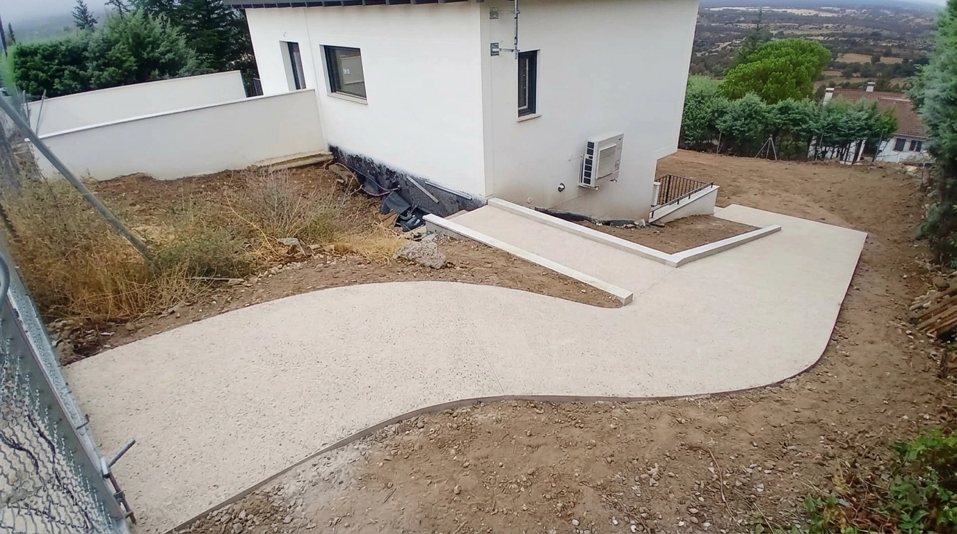 Landscape design in Minimalist Yard style — Yard by GenRoom AI