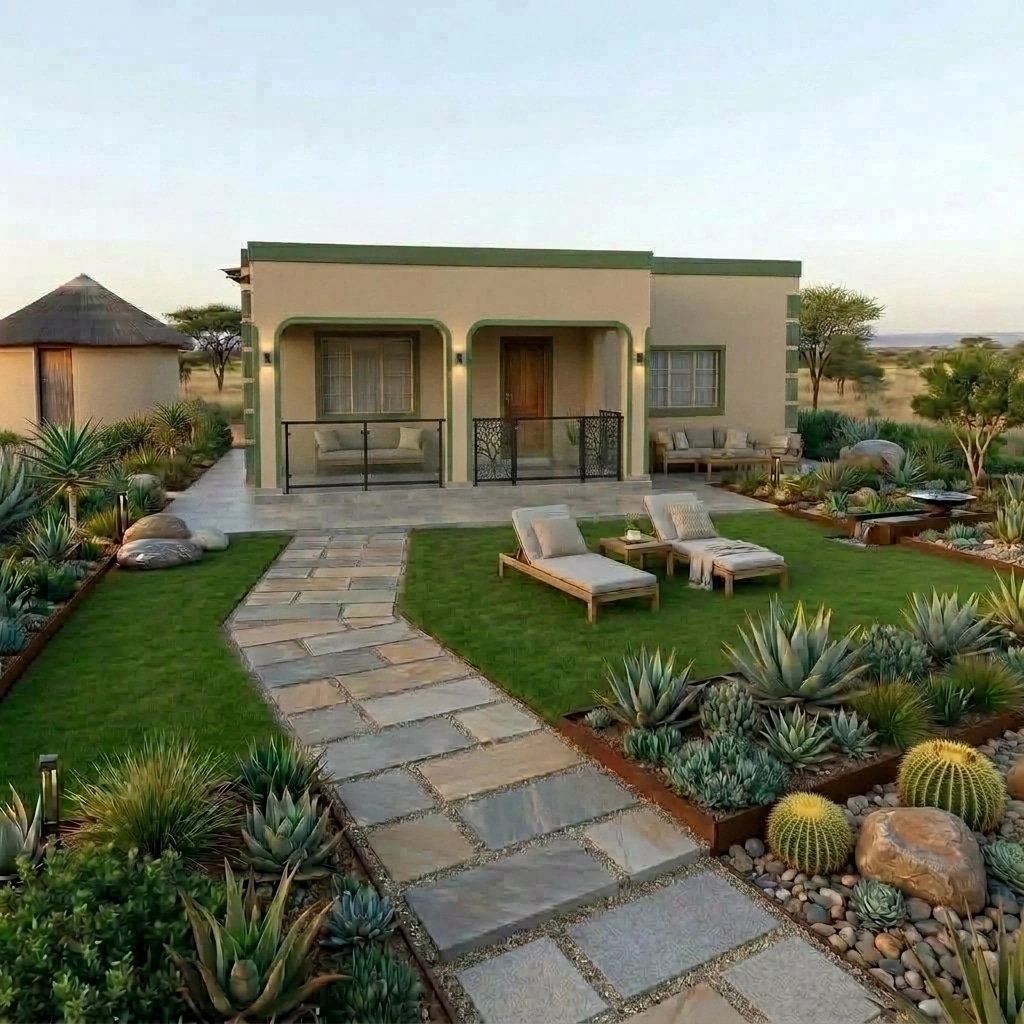 Contemporary Yard Yard design — yard photo by GenRoom AI