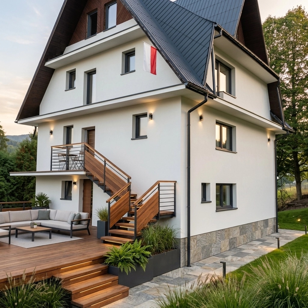 Facade design in Contemporary Facade style — Facade by GenRoom AI