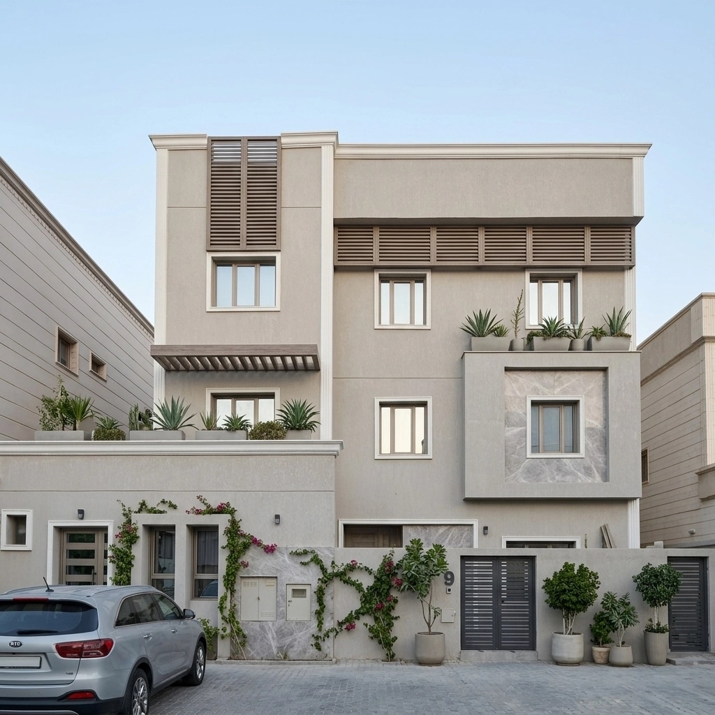 Contemporary Facade Facade design — facade photo by GenRoom AI