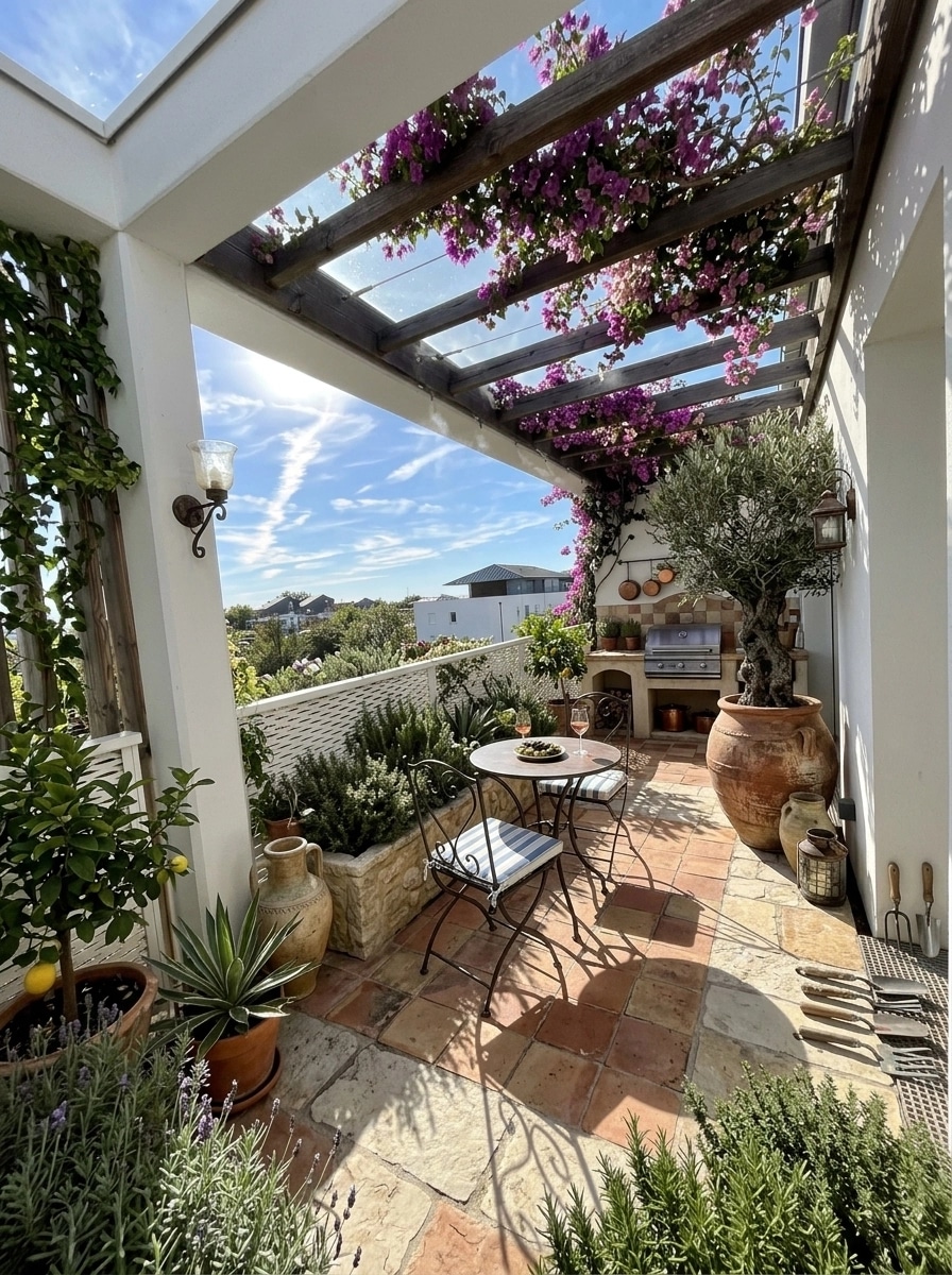 Mediterranean Yard Sân design — yard photo by GenRoom AI
