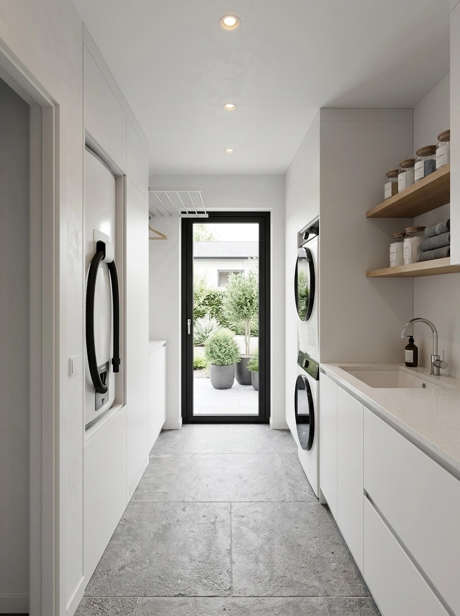 Interior design in Minimalism style — laundry by GenRoom AI