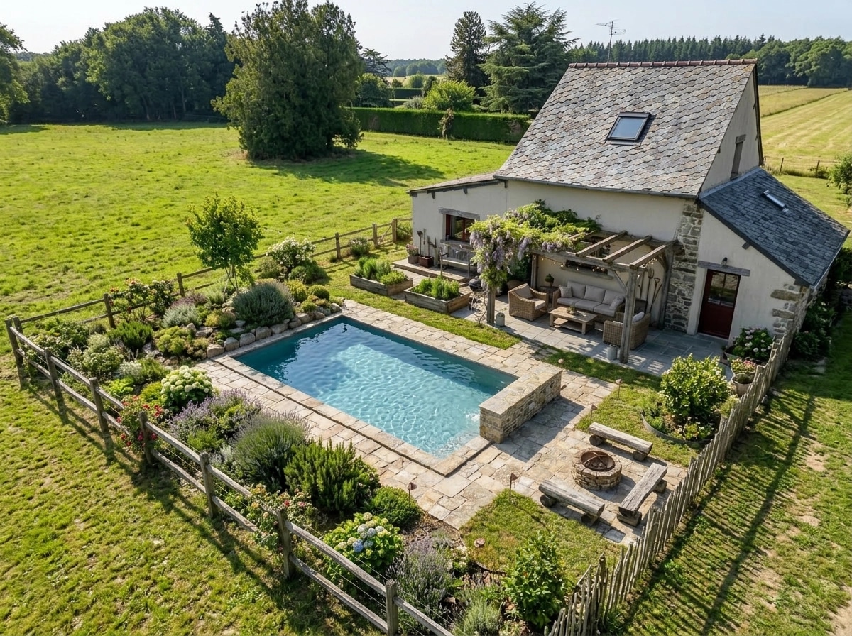 Landscape design in Contemporary Yard style — Yard by GenRoom AI